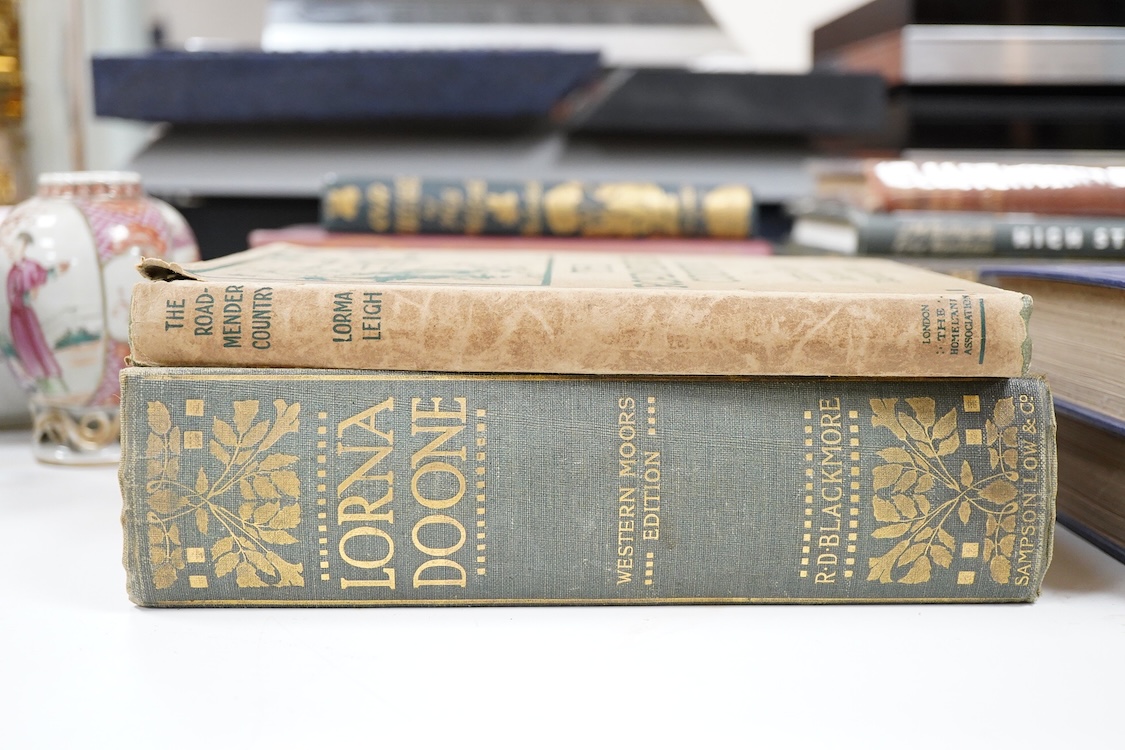 Mitford, Mary Russell - Our Village ... many illus. (by Hugh Thomson). 1st edition thus. original gilt pictorial cloth, cr.8vo. 1893; Bronte, Charlotte - Jane Eyre. illus. (by John H. Bacon); publisher's decorated cloth
